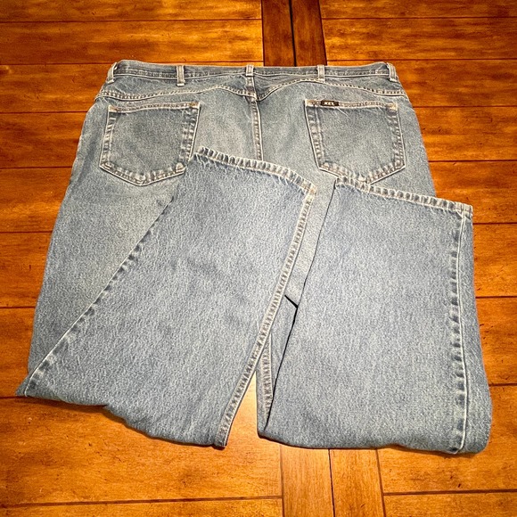 KEY Brand Blue Jeans Men's 46x32 Relaxed Fit Work Wear S982-210 - Picture 3 of 9